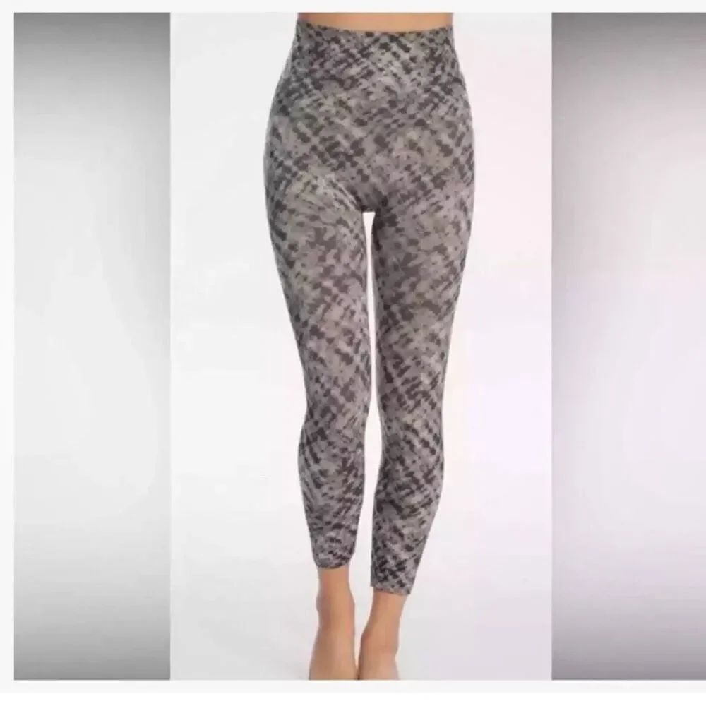 Spanx Look At Me Now Seamless Watercolor High Rise Leggings Size XL Gray
